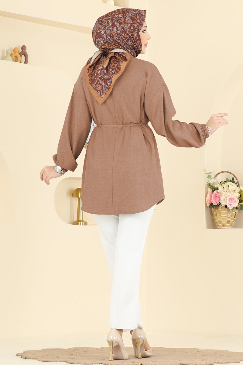 Tunic 2827SLK540 Latte - Moda Selvim