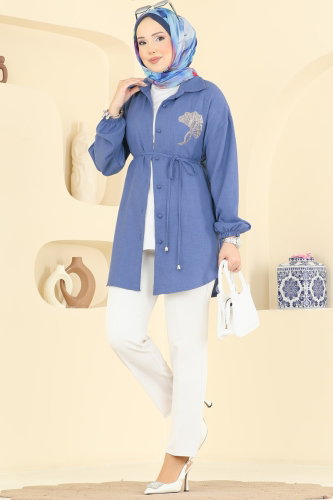 S.L.K. - Tunic 2827SLK540 Light Indigo
