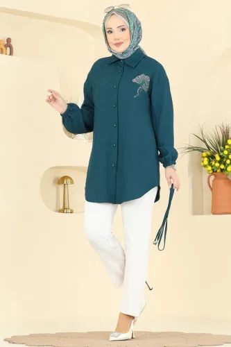 S.L.K. - Tunic 2827SLK540 Petroleum