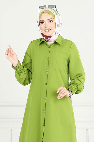 moda selvim Tunic 282ASN888 Acid - Thumbnail