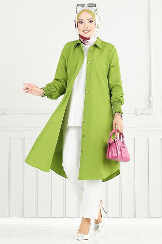 moda selvim Tunic 282ASN888 Acid - Thumbnail