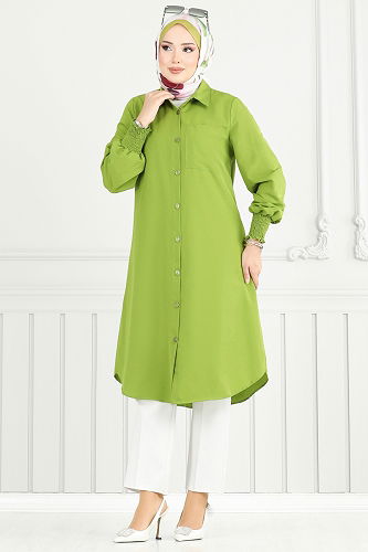 moda selvim Tunic 282ASN888 Acid - Thumbnail