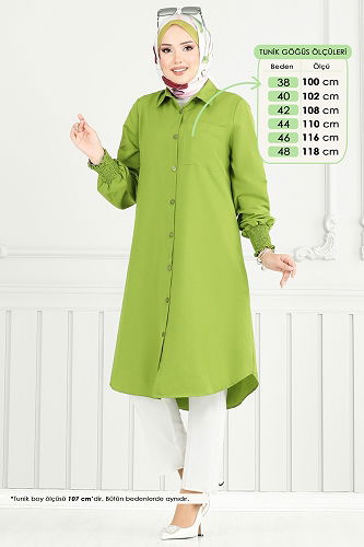 moda selvim Tunic 282ASN888 Acid - Thumbnail