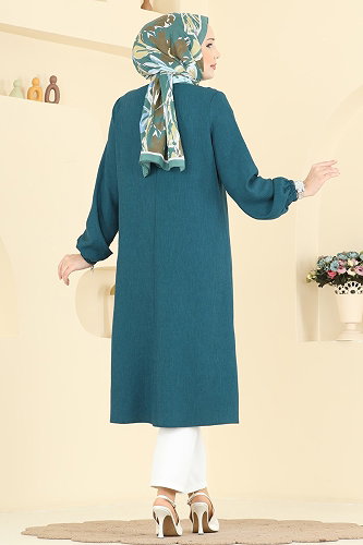moda selvim Tunic 2835SLK540 Petroleum - Thumbnail