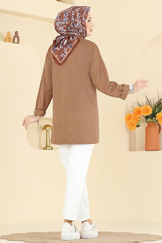 moda selvim بلوز لاتيه 2840SLK540 - Thumbnail