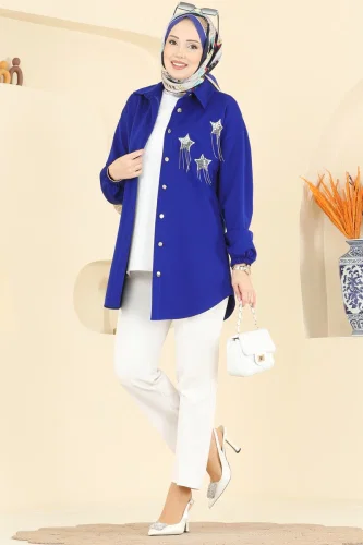 S.L.K. - Tunic 2842SLK540 Saxe