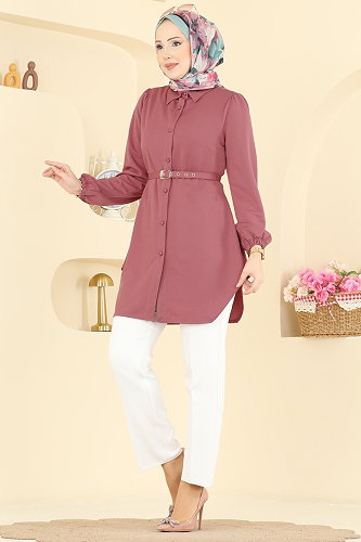 moda selvim Tunic 2847SLK540 Rose Dried - Thumbnail