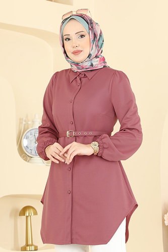 moda selvim Tunic 2847SLK540 Rose Dried - Thumbnail