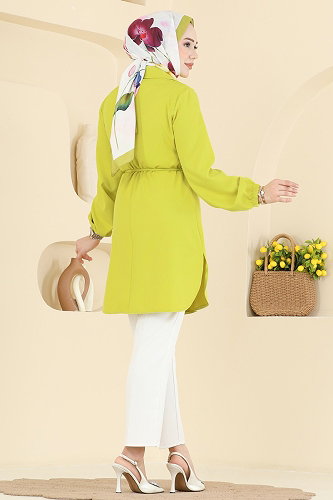 moda selvim بلوز فسفوري 2875SLK540 - Thumbnail