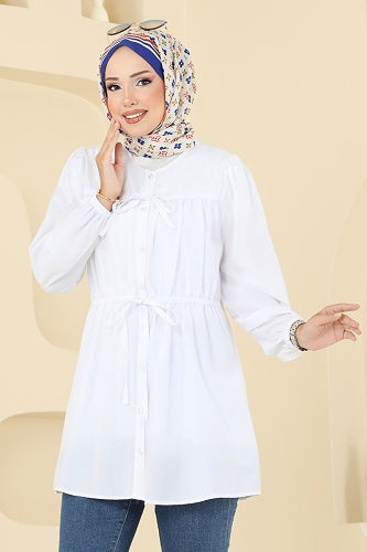 moda selvim بلوز سكري 287ASN888 - Thumbnail