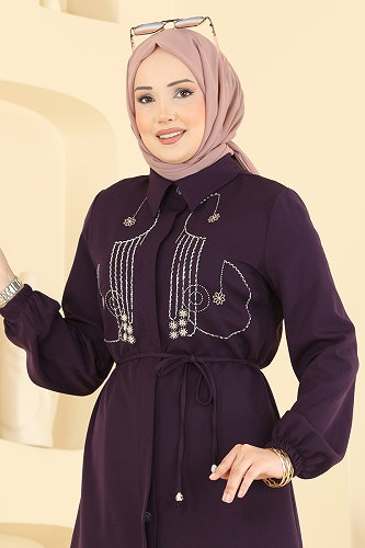 moda selvim بلوز توتي 2894SLK540 - Thumbnail