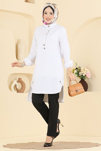 moda selvim بلوز سكري 2895SLK540 - Thumbnail