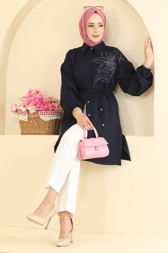 S.L.K. - بلوز كحلي 2898SLK540