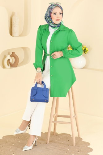 S.L.K. - Tunic 2902SLK540 Benetton Green