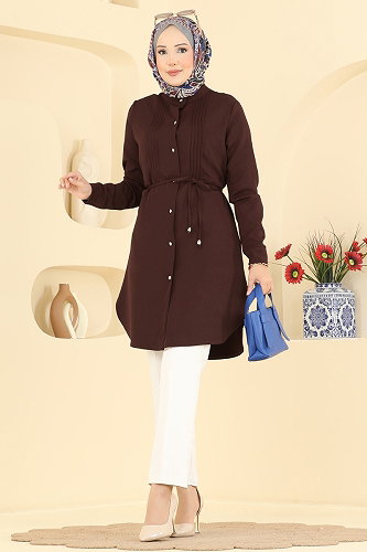 moda selvim Tunic 2903SLK540 Dark Damson - Thumbnail