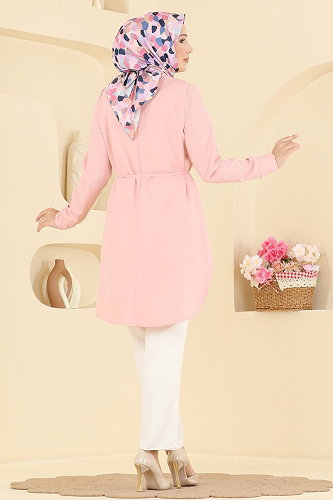 moda selvim Tunic 2903SLK540 Light Powder - Thumbnail