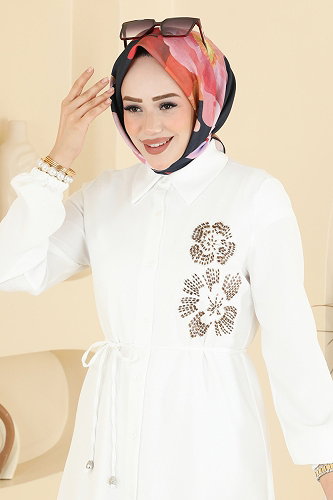 moda selvim بلوز سكري 2941SLK540 - Thumbnail