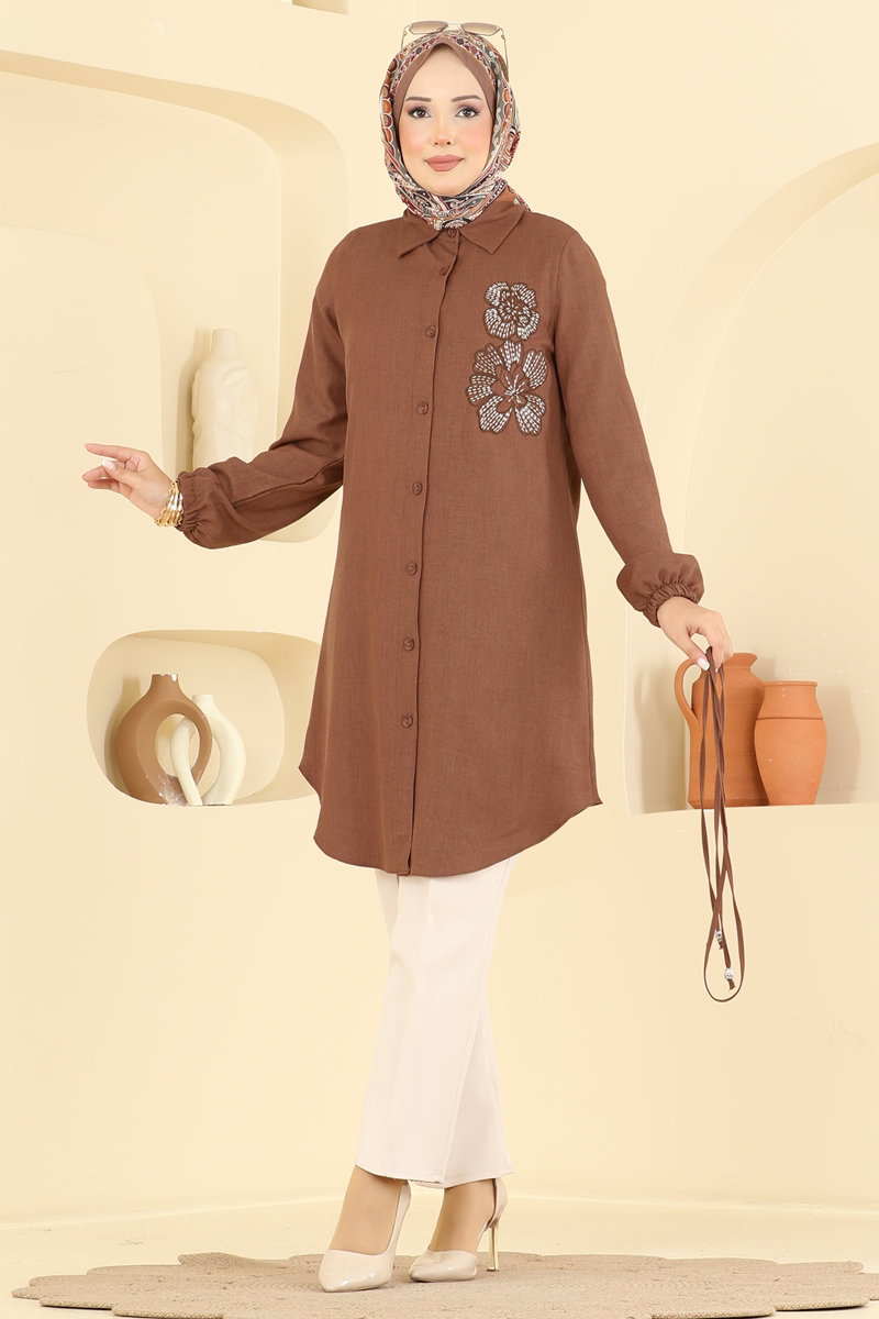 Tunic 2941SLK540 Tan - Moda Selvim
