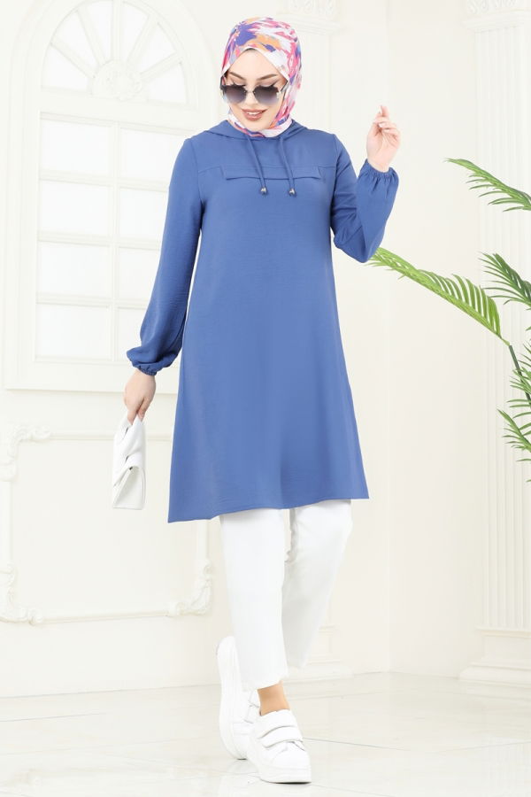Modaselvim تونيكات بلوز ازرق 3003BM387