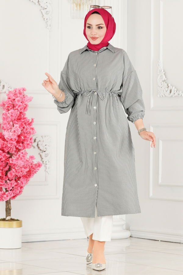 Tunic 3003HBS856 Pattern 1 Gray - 3