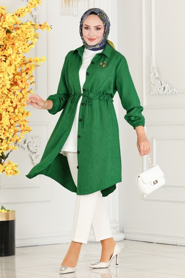 Modaselvim BIG SEASON DISCOUNT Tunic 3006KTR750 Benetton Green