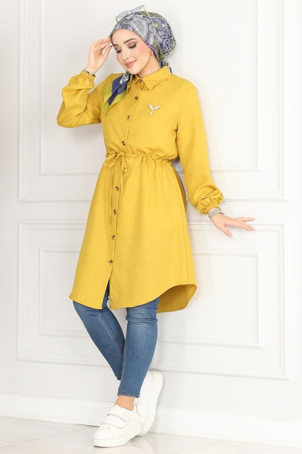 Modaselvim BIG SEASON DISCOUNT Tunic 3006KTR750 Mustard