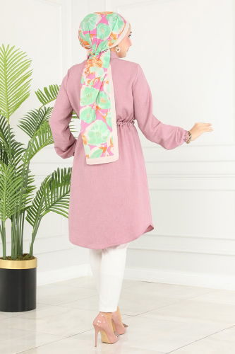 moda selvim Tunic 3006KTR750 Rose Dried - Thumbnail