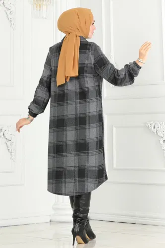 moda selvim Tunic 3022KTR750 Anthracite - Thumbnail