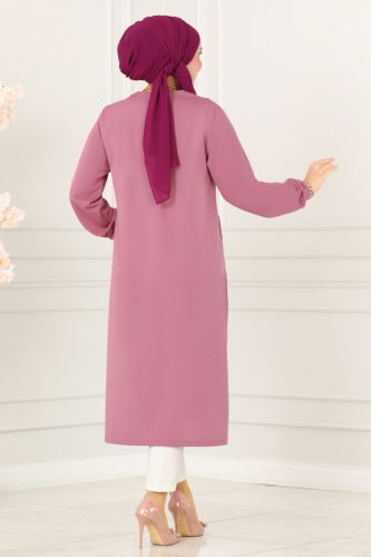 moda selvim Tunic 3030MNT741 Dried Rose - Thumbnail