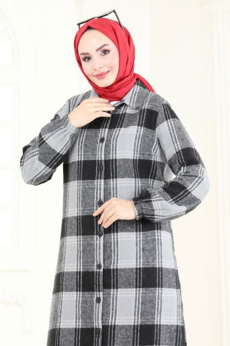 Tunic 3036KTR750 Gray & Black - 3