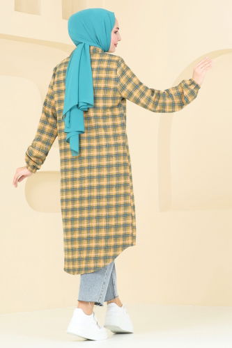 moda selvim Tunic 3036KTR750 Mustard - Thumbnail