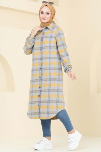 K.T.R. - Tunic 3036KTR750 Mustard & Gray