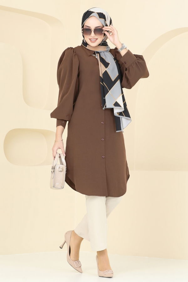 Modaselvim Tunic Tunic 3039KTR750 Brown