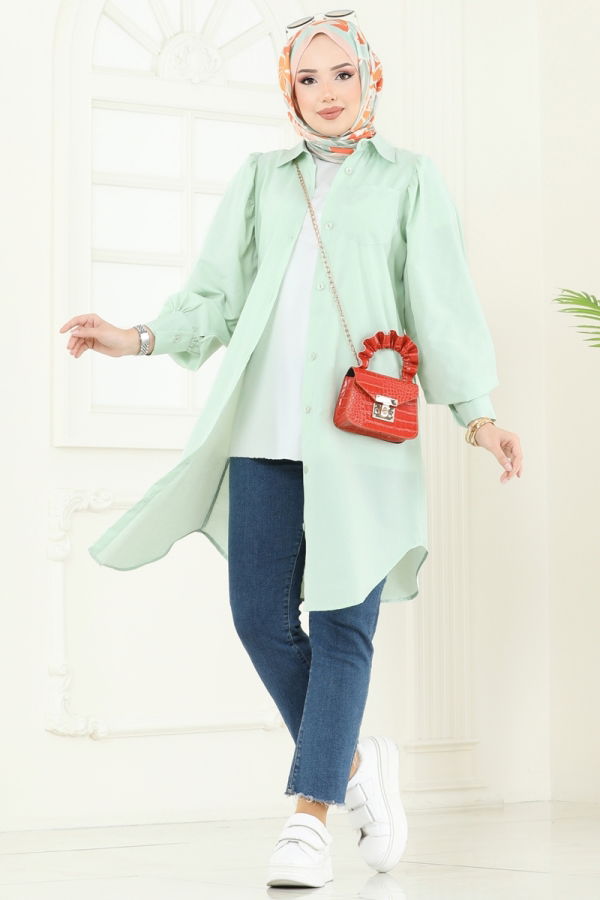 Modaselvim Tunic Tunic 3039KTR750 Light Mint