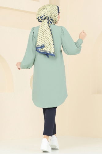 moda selvim Tunic 3039KTR750 Mint - Thumbnail