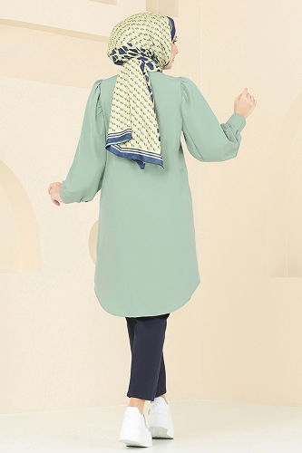 moda selvim Tunic 3039KTR750 Mint - Thumbnail