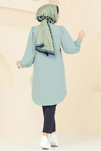 moda selvim Tunic 3039KTR750 Water Green - Thumbnail