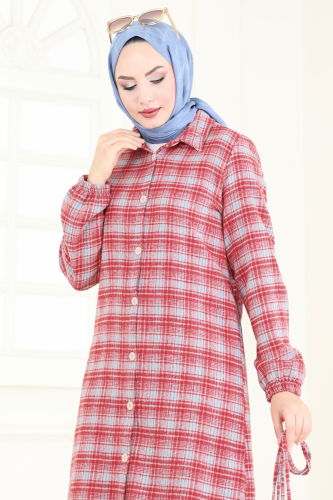 Tunic 3041KTR750 Gray&Red - 4