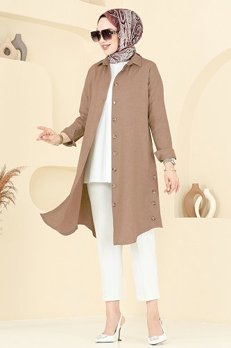 moda selvim بلوز لاتيه 3047KTR750 - Thumbnail