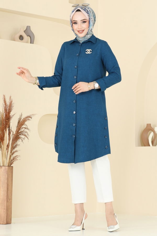 Modaselvim Tunic Tunic 3047KTR750 Petroleum