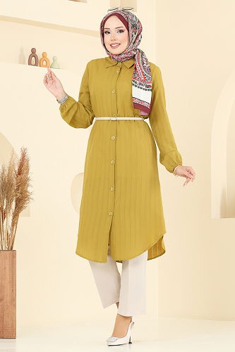 moda selvim بلوز فسفوري 3054KTR750 - Thumbnail