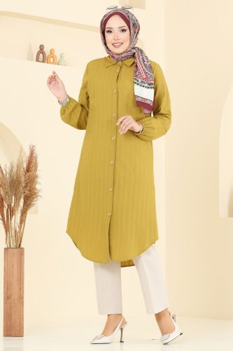 moda selvim بلوز فسفوري 3054KTR750 - Thumbnail