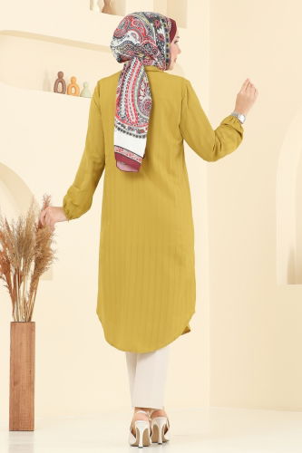 moda selvim بلوز فسفوري 3054KTR750 - Thumbnail