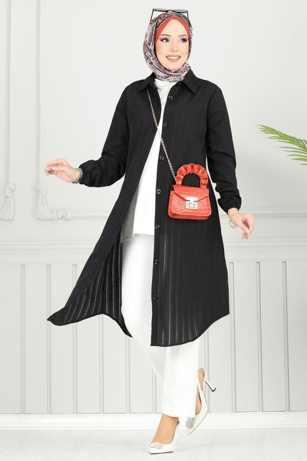 Modaselvim NET 20%+20% DISCOUNT IN THE CARD Tunic 3054KTR750 Black