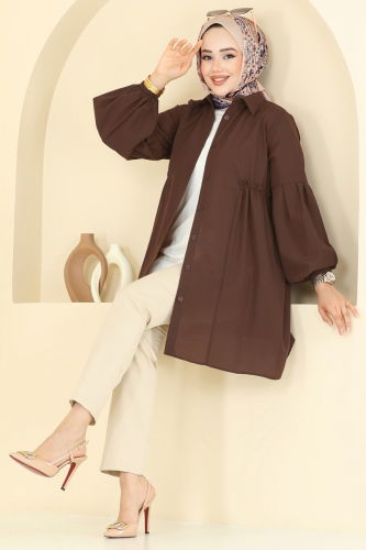 K.T.R. - Tunic 3055KTR750 Dark Brown