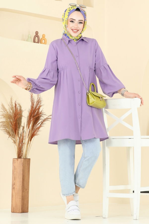 Modaselvim NET 20%+20% DISCOUNT IN THE CARD Tunic 3055KTR750 Lilac