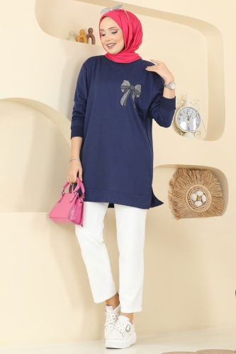 O.Z.N. - Tunic 305OZN1046 Navy Blue