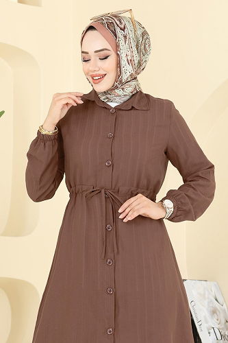 moda selvim Tunic 3061KTR750 Tan - Thumbnail