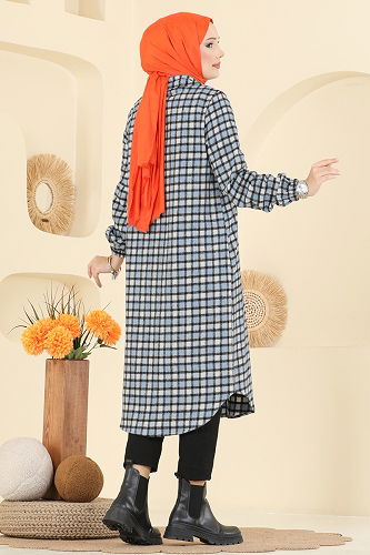 moda selvim Tunic 3068KTR750 Baby Blue - Thumbnail