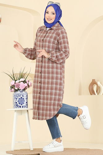 moda selvim بلوز تفاحي 3068KTR750 - Thumbnail